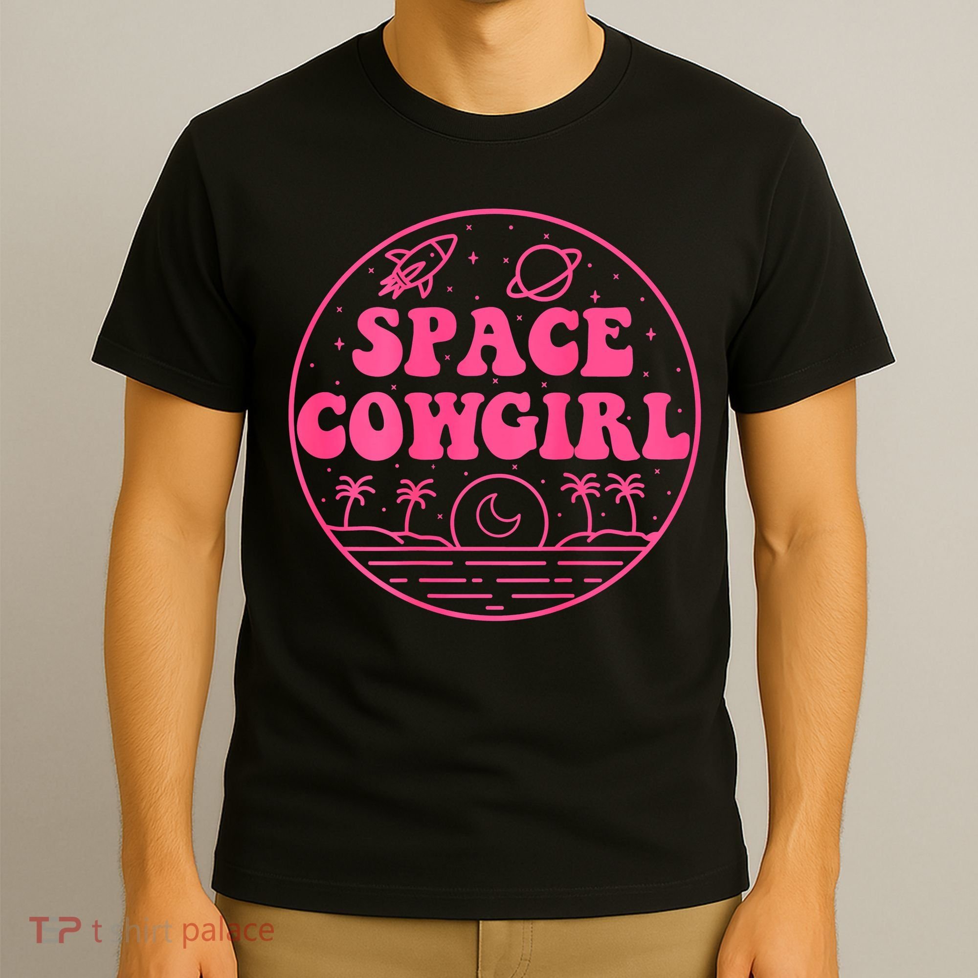 Vintage Space Cowgirls Bachelorette Party Rodeo Western T-Shirt