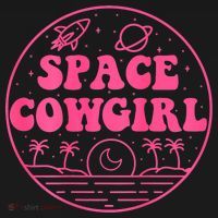 Vintage Space Cowgirls Bachelorette Party Rodeo Western T-Shirt thumb 7
