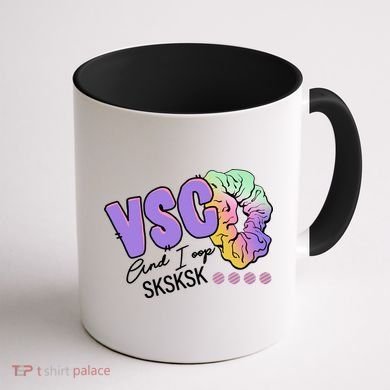 Vsco And I Oop Sksksk Funny Meme Coffee Mug back