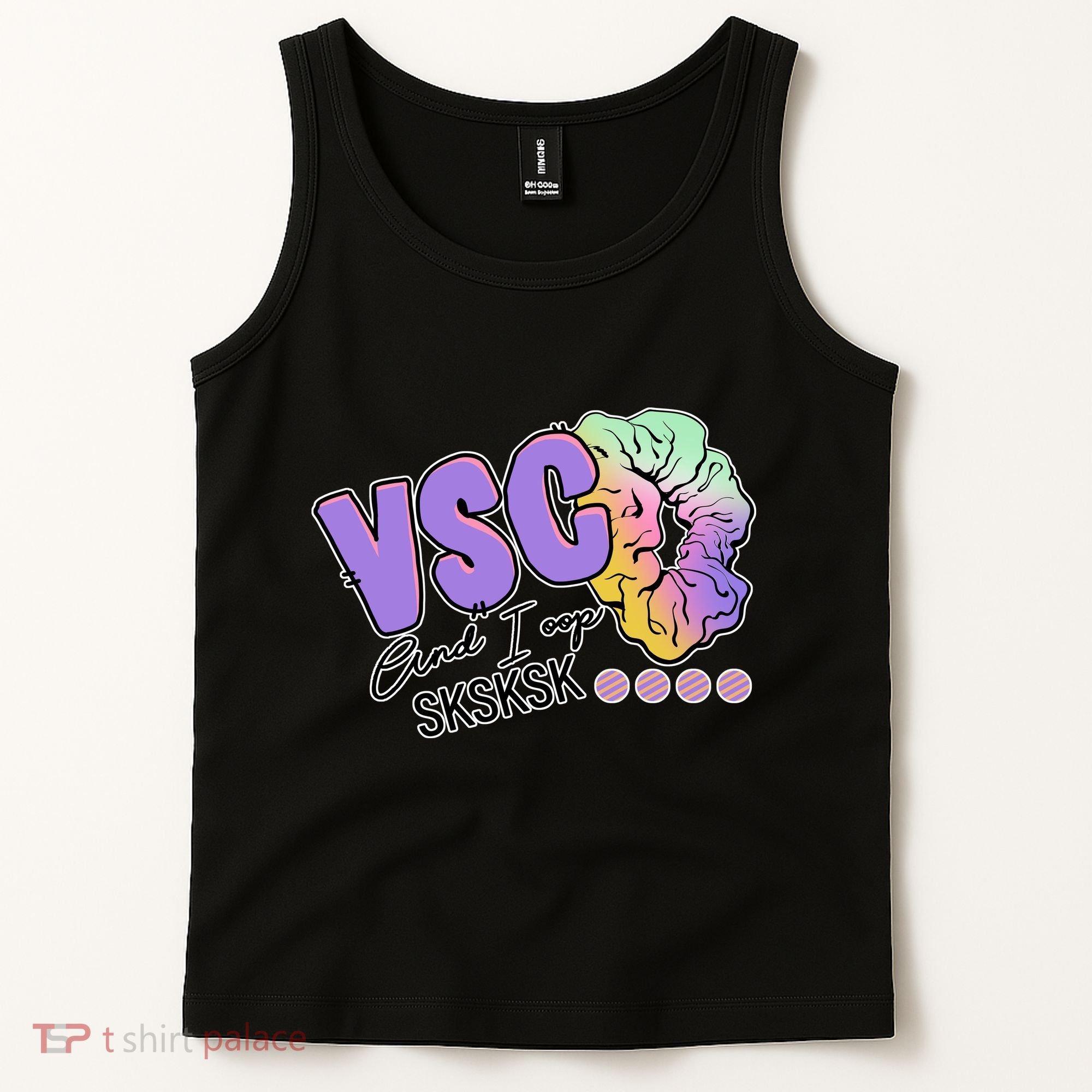 Vsco And I Oop Sksksk Funny Meme Tank Top