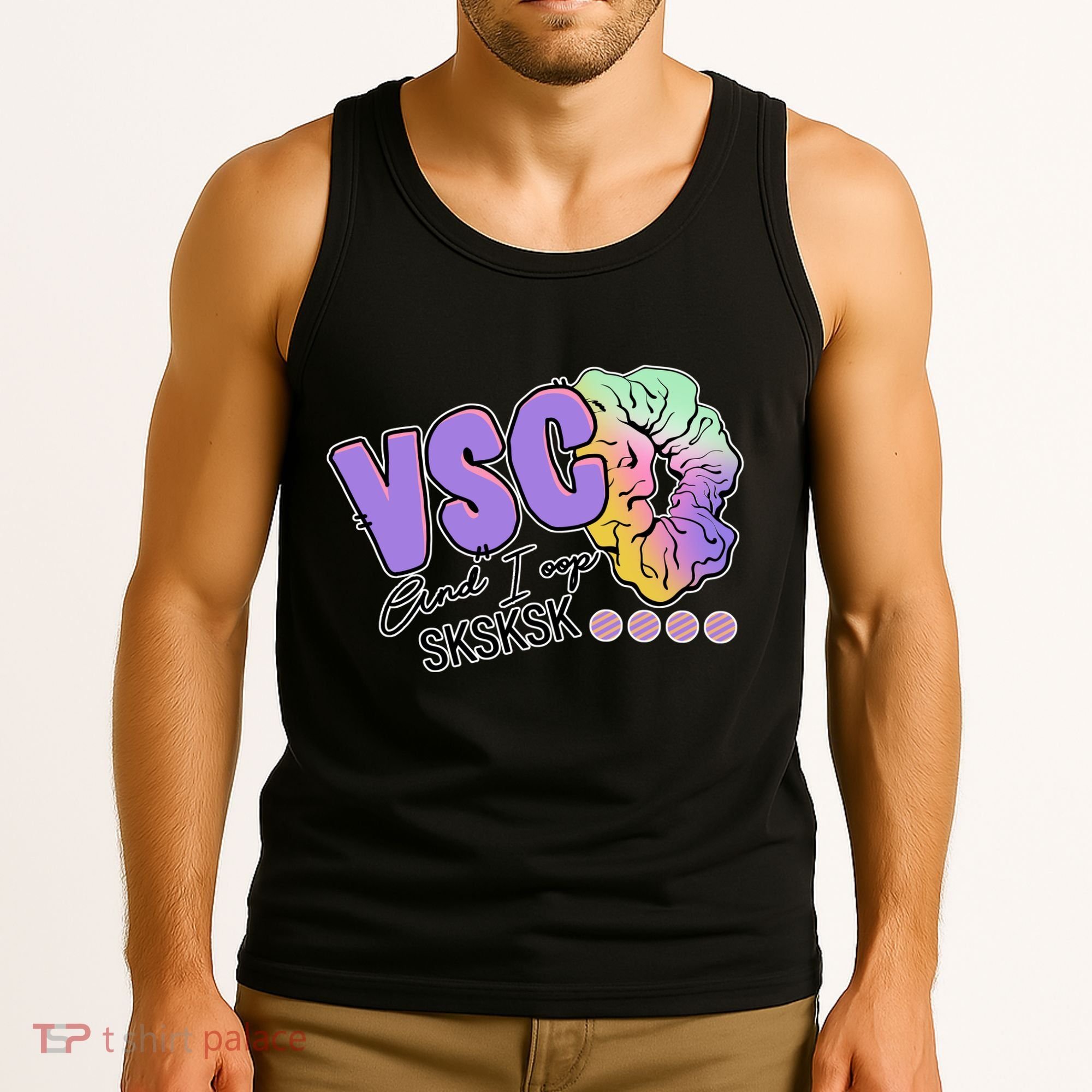 Vsco And I Oop Sksksk Funny Meme Tank Top