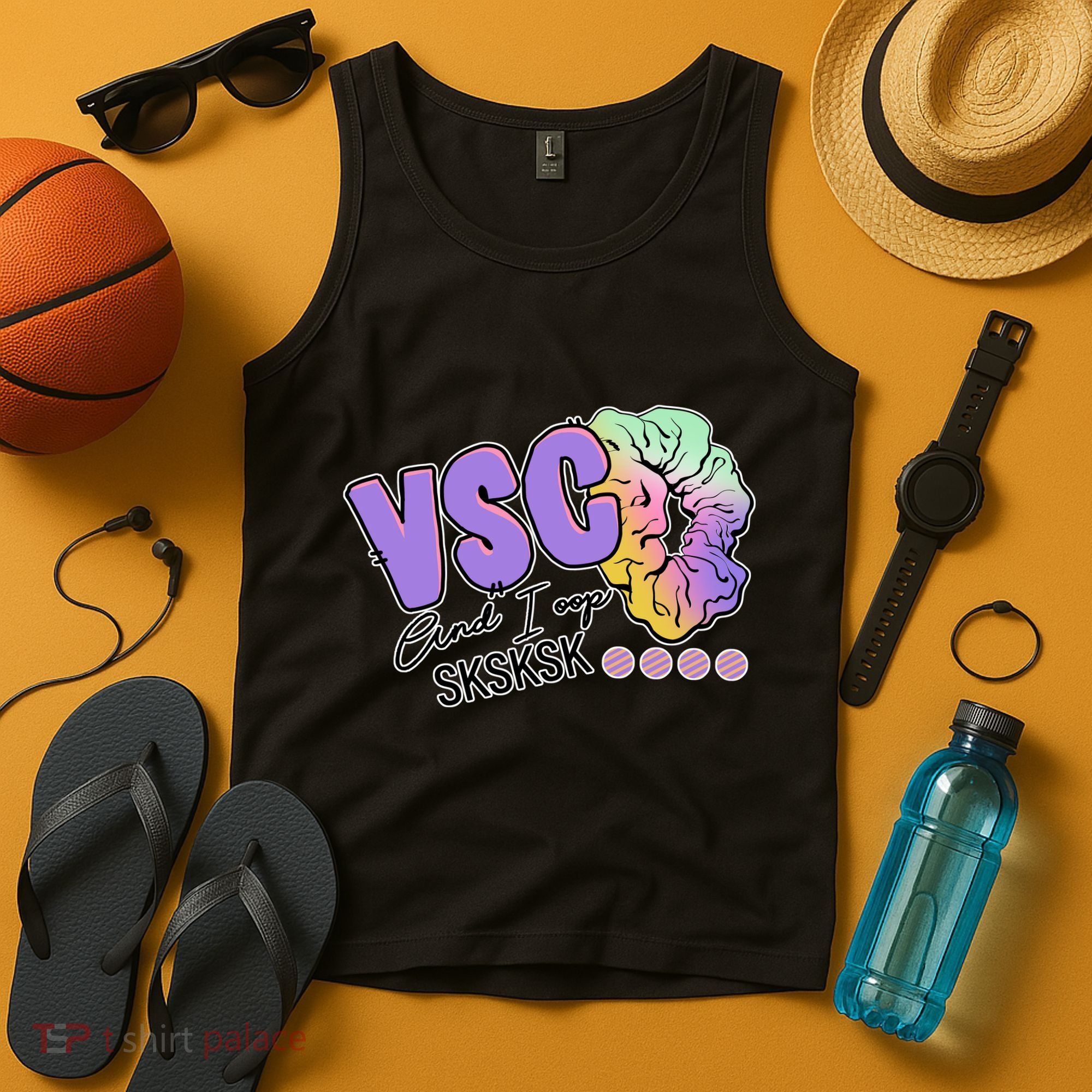 Vsco And I Oop Sksksk Funny Meme Tank Top
