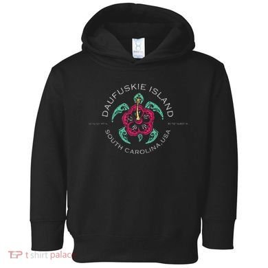 Vintage Souvenir Daufuskie Island Toddler Hoodie