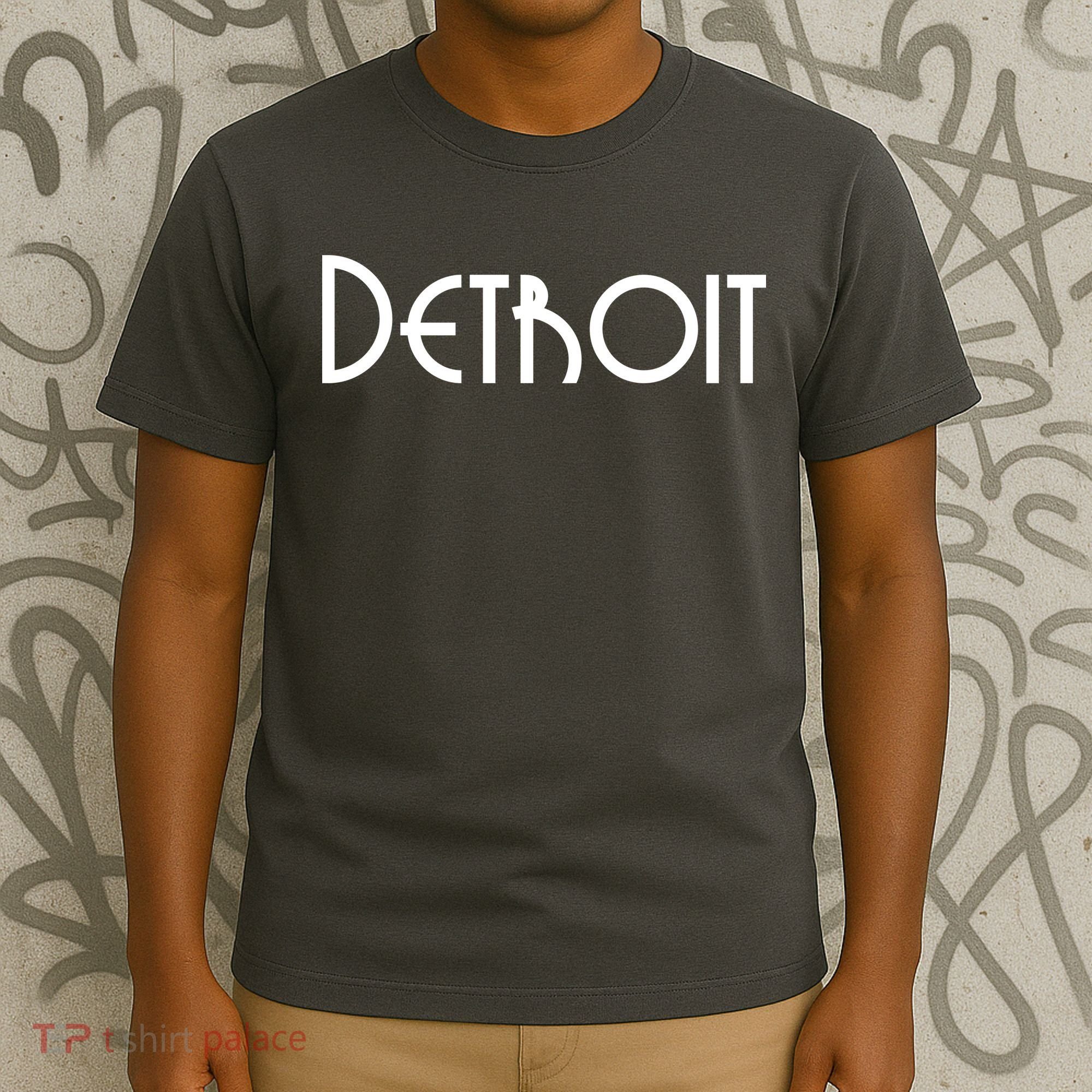 Vintage Style Detroit Logo T-Shirt