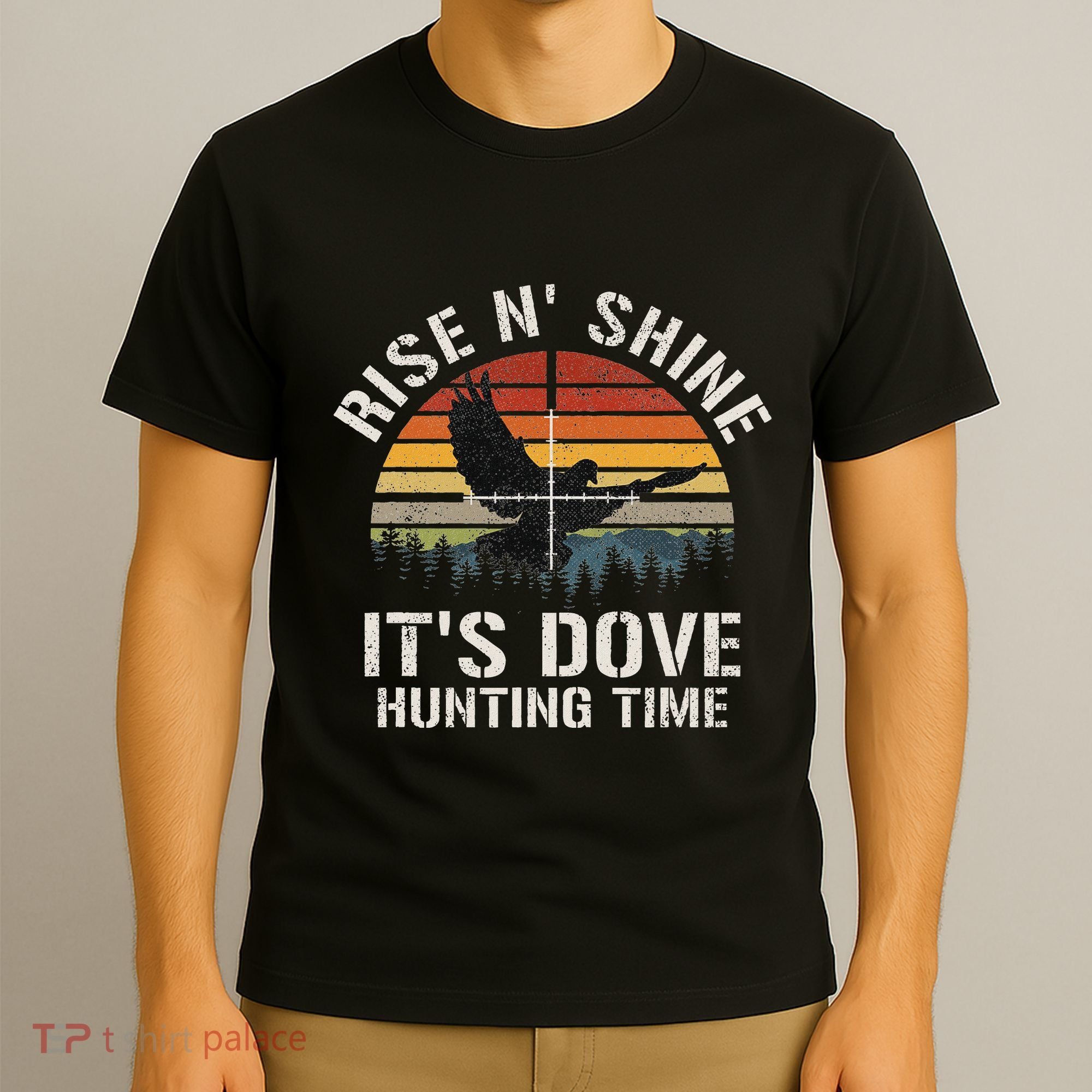 Vintage Sunset Dove Hunting Season T-Shirt