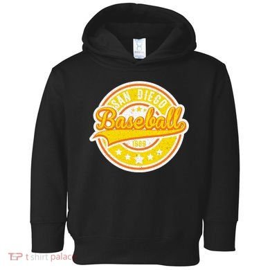Vintage San Diego SD Baseball Game Day Padre Toddler Hoodie
