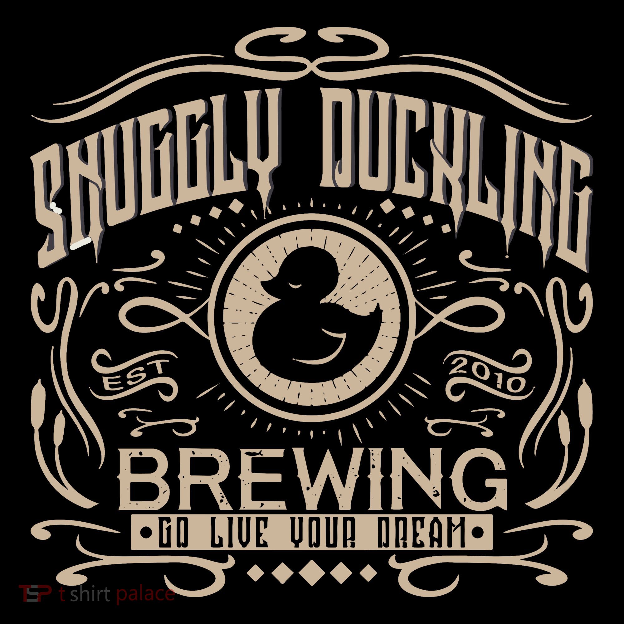 Vintage Snuggly Duckling Brewing T-Shirt