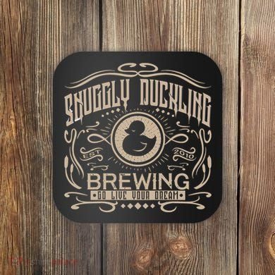 Vintage Snuggly Duckling Brewing Coaster
