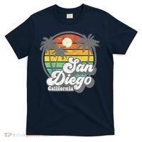 Vintage San Diego Beach California Surfing Retro Surf Gift T-Shirt thumb 0
