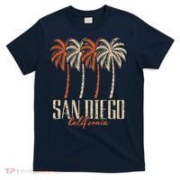 Vintage San Diego California Palm Trees Retro T-Shirt thumb 0