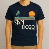 Vintage San Diego California Sunset Palms T-Shirt thumb 3