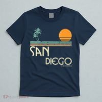 Vintage San Diego California Sunset Palms T-Shirt thumb 5