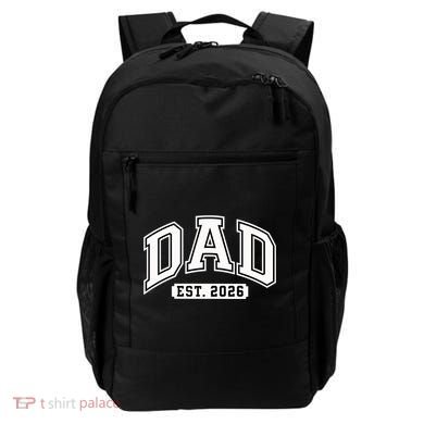 Varsity Sporty Dad Est 2026  Backpack