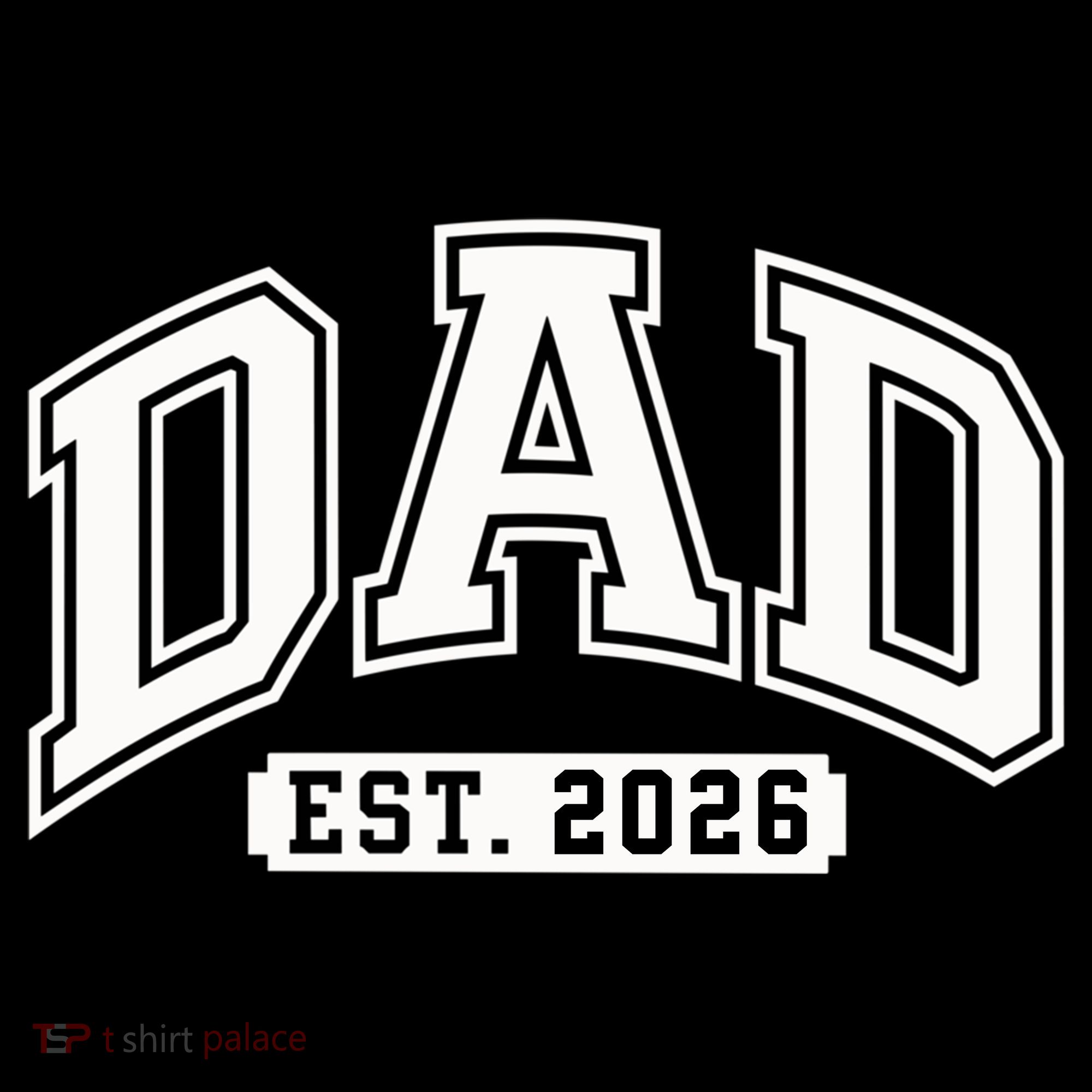 Varsity Sporty Dad Est 2026  Backpack