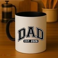 Varsity Sporty Dad Est 2026  Coffee Mug thumb 4