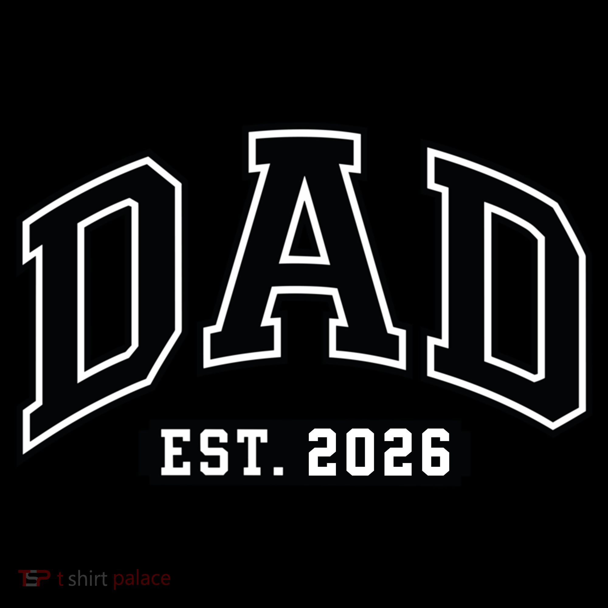Varsity Sporty Dad Est 2026  Coffee Mug