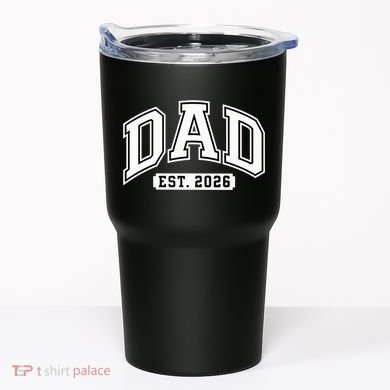 Varsity Sporty Dad Est 2026  Tumbler