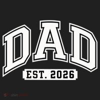 Varsity Sporty Dad Est 2026  Tumbler thumb 3