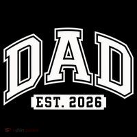 Varsity Sporty Dad Est 2026  Ornament thumb 1