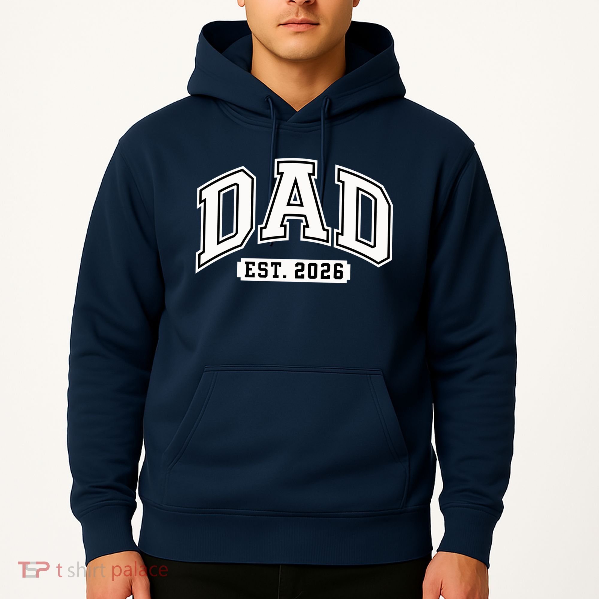 Varsity Sporty Dad Est 2026  Hoodie