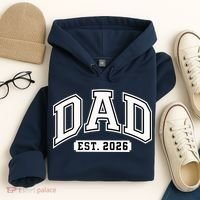 Varsity Sporty Dad Est 2026  Hoodie thumb 4