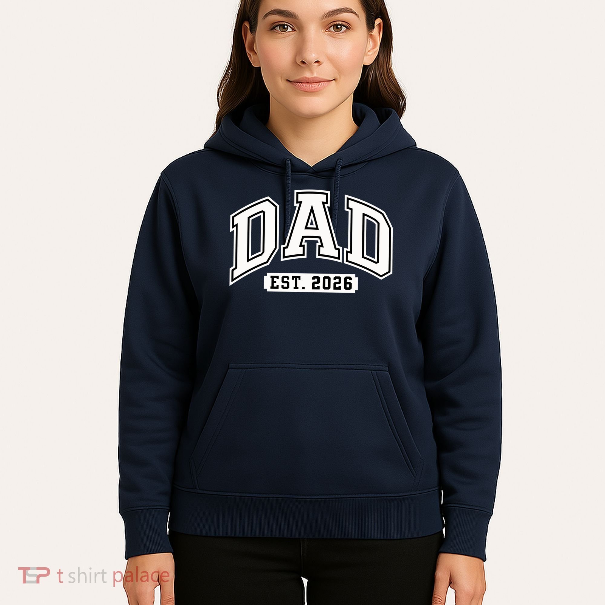 Varsity Sporty Dad Est 2026  Hoodie
