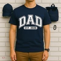 Varsity Sporty Dad Est 2026  T-Shirt thumb 6
