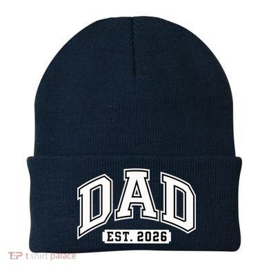 Varsity Sporty Dad Est 2026  Beanie