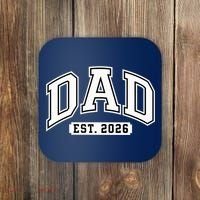 Varsity Sporty Dad Est 2026  Coaster thumb 0