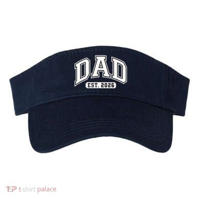 Varsity Sporty Dad Est 2026  Visor