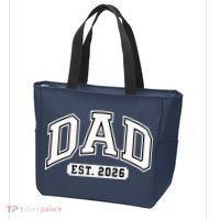 Varsity Sporty Dad Est 2026  Tote Bag thumb 3