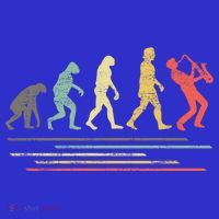 Vintage Saxophonist Evolution Saxophone Player Gift T-Shirt thumb 7