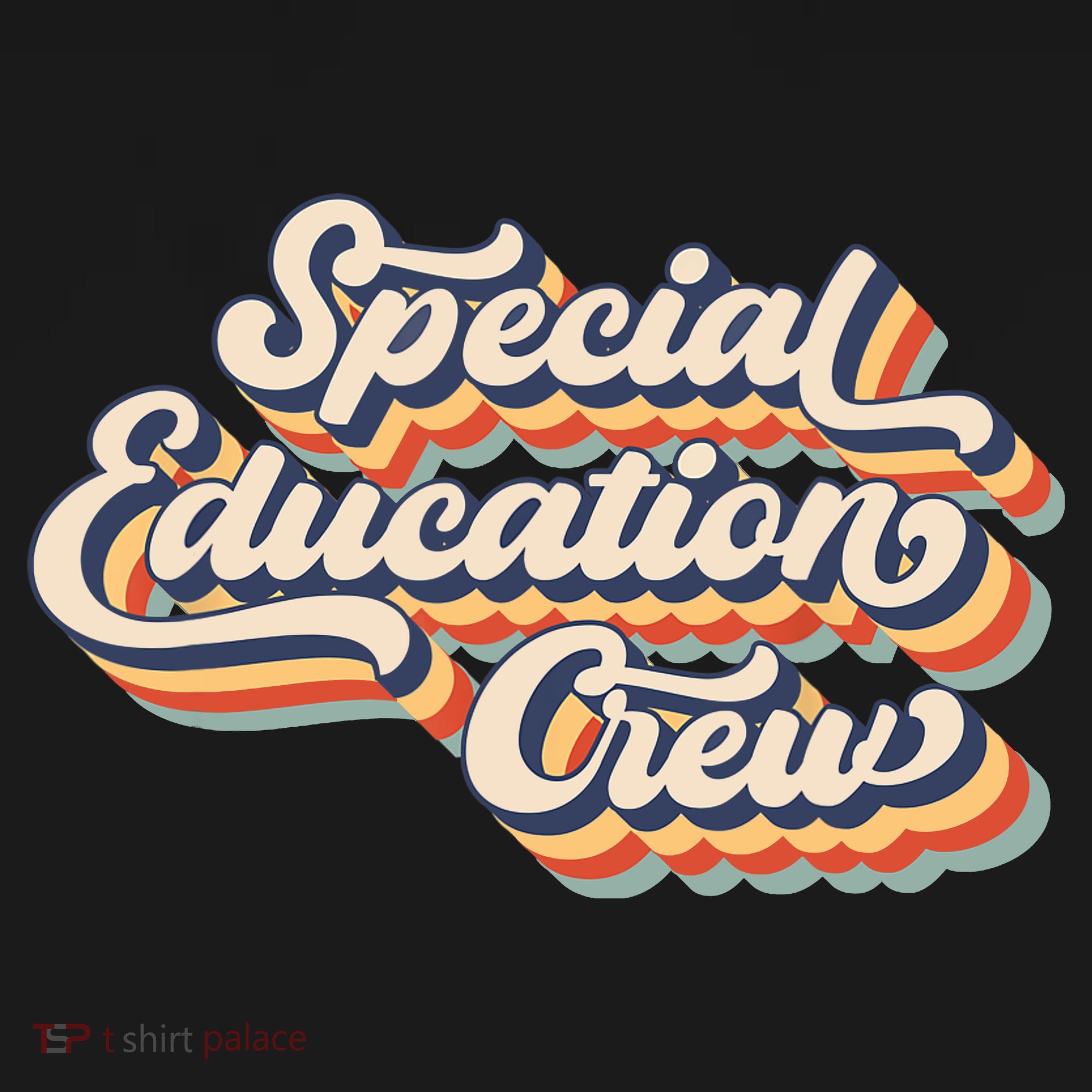 Vintage Special Education Crew Sped Squad Special Ed Teacher T-Shirt