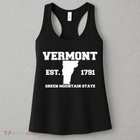 Vermont Souvenir Est 1791 Green Mountain For Men Women Kids Women's Tank Top thumb 3