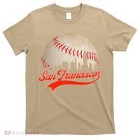 Vintage San Francisco Baseball Cityscape Lover Women T-Shirt thumb 0