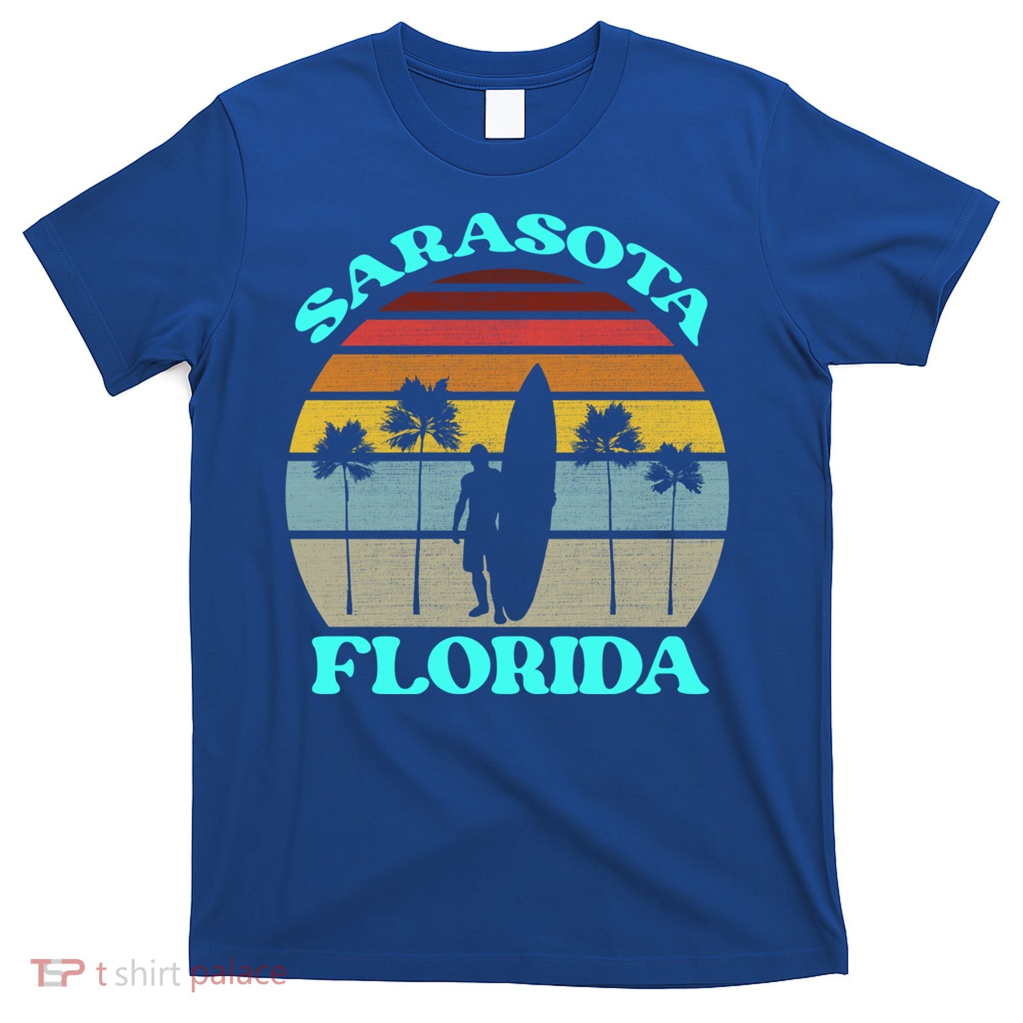 Vintage Sarasota Florida Summer Travel 80s Beach Souvenirs Gift T-Shirt