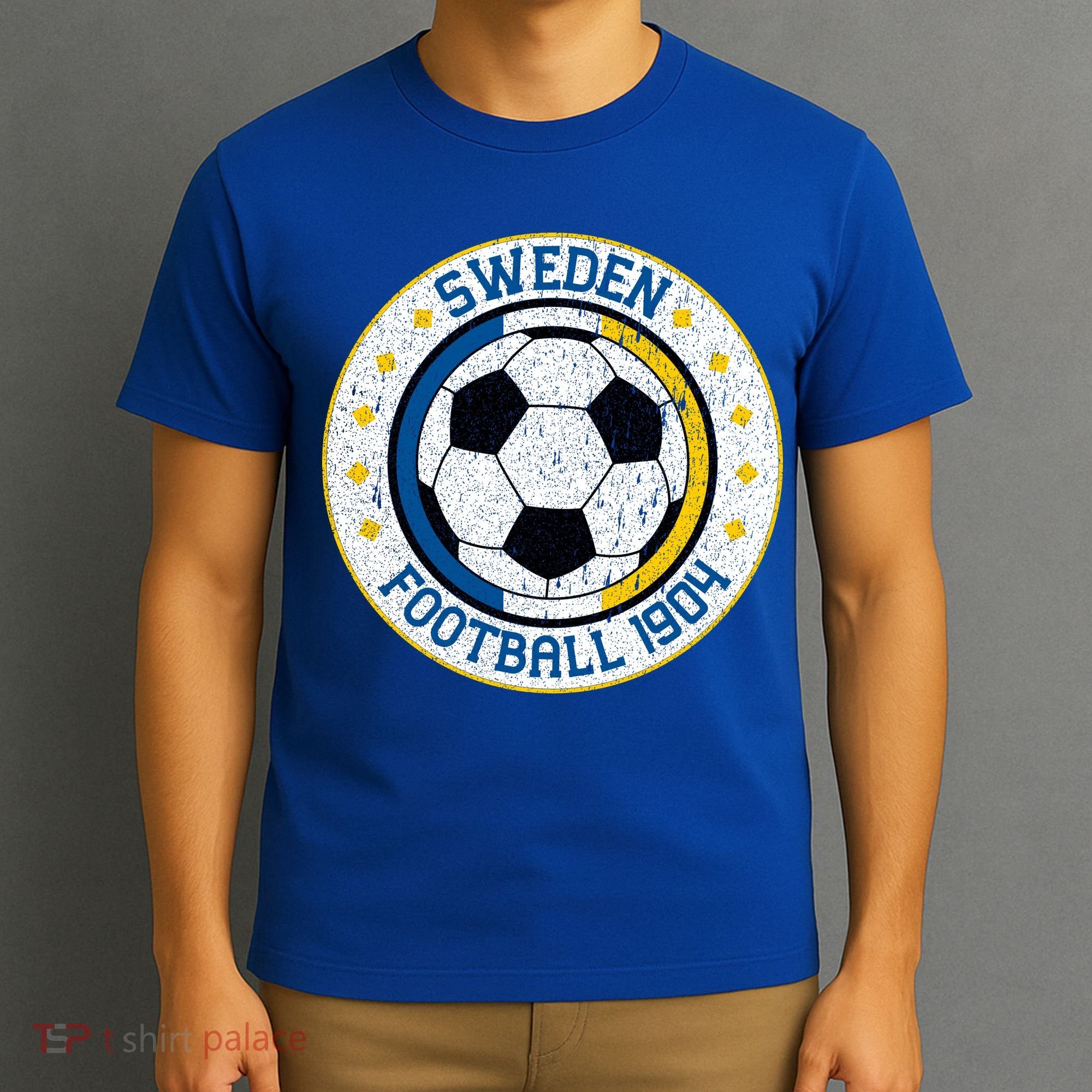 Vintage Sweden Football 1904 Soccer Fan Apparel T-Shirt