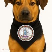 VIRGINIA STATE FLAG SEAL RICHMOND NORFOLK USA-Made Doggie Bandana thumb 1
