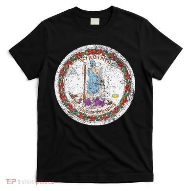 VIRGINIA STATE FLAG SEAL RICHMOND NORFOLK T-Shirt