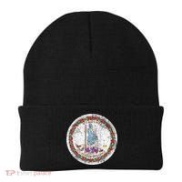 VIRGINIA STATE FLAG SEAL RICHMOND NORFOLK Beanie thumb 0