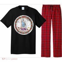 VIRGINIA STATE FLAG SEAL RICHMOND NORFOLK Pajama Set thumb 0
