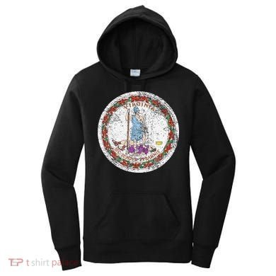 VIRGINIA STATE FLAG SEAL RICHMOND NORFOLK Women's Hoodie