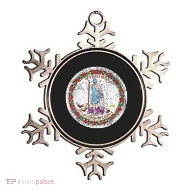 VIRGINIA STATE FLAG SEAL RICHMOND NORFOLK Ornament