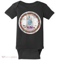 VIRGINIA STATE FLAG SEAL RICHMOND NORFOLK Baby Bodysuit thumb 0