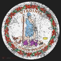 VIRGINIA STATE FLAG SEAL RICHMOND NORFOLK Hat thumb 2