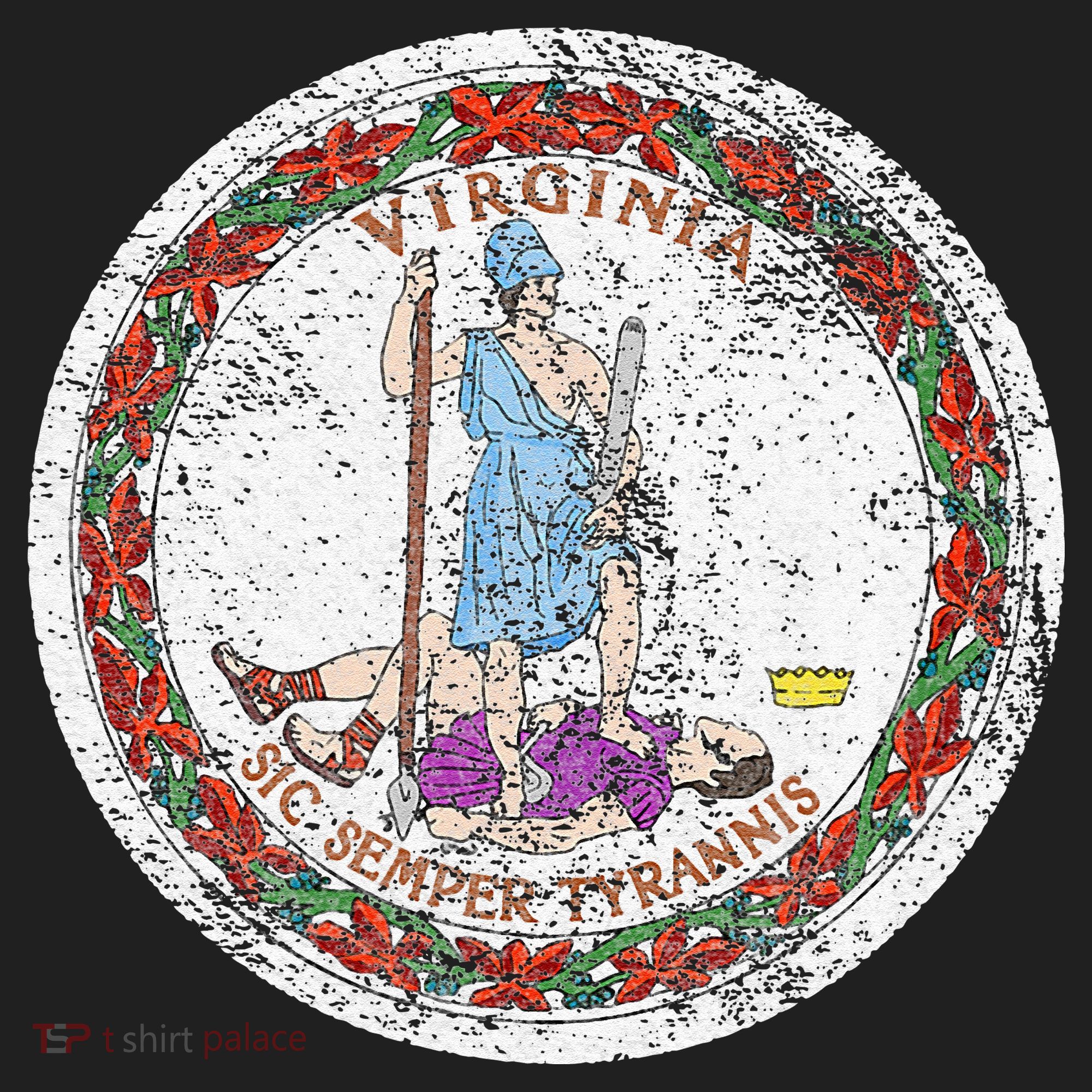 VIRGINIA STATE FLAG SEAL RICHMOND NORFOLK Hat
