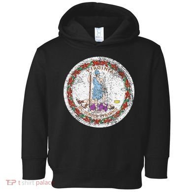 VIRGINIA STATE FLAG SEAL RICHMOND NORFOLK Toddler Hoodie