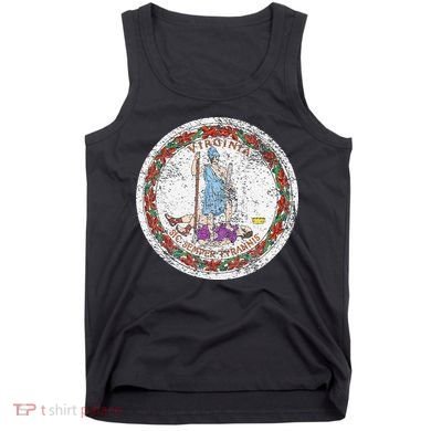 VIRGINIA STATE FLAG SEAL RICHMOND NORFOLK Tank Top