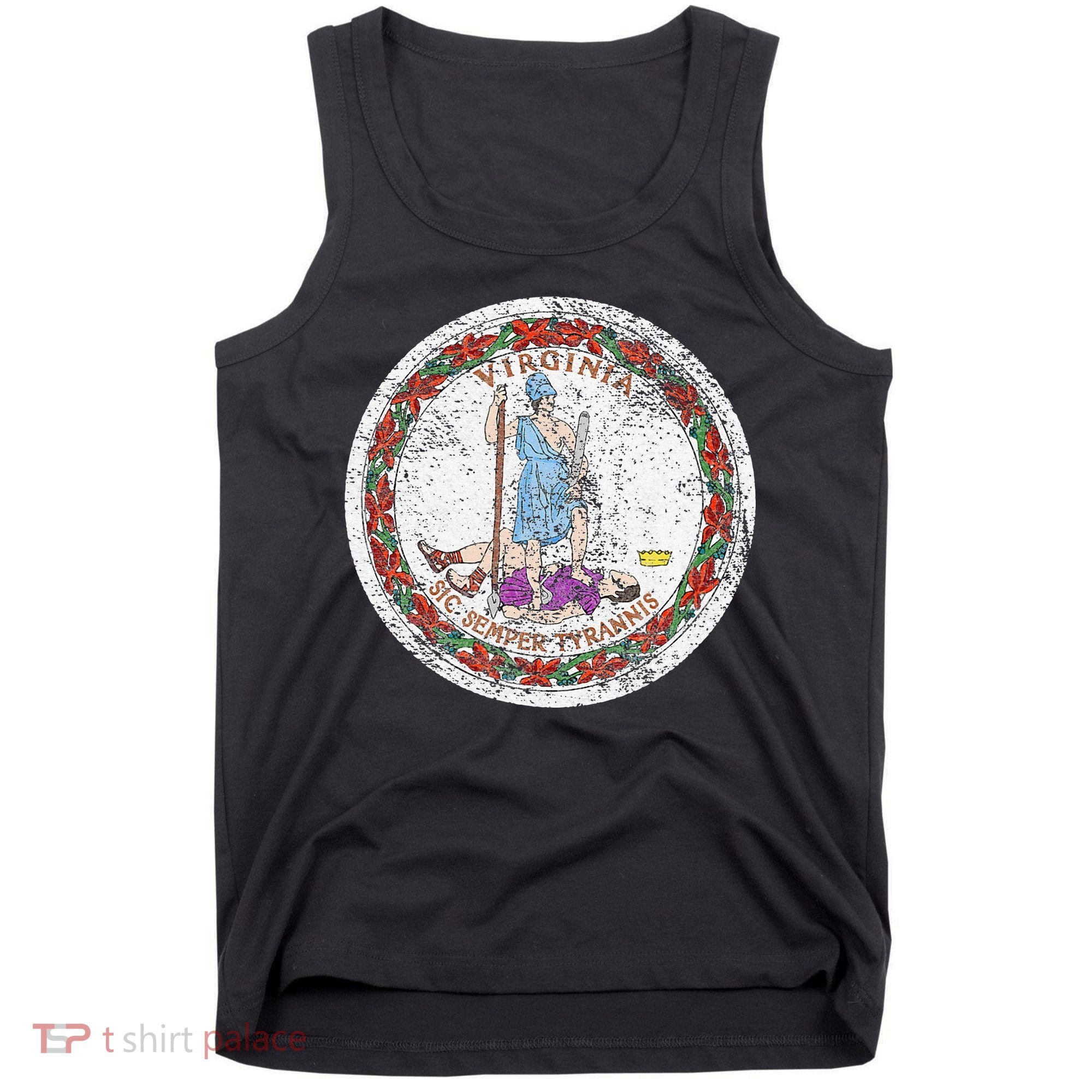VIRGINIA STATE FLAG SEAL RICHMOND NORFOLK Tank Top