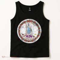 VIRGINIA STATE FLAG SEAL RICHMOND NORFOLK Tank Top thumb 2